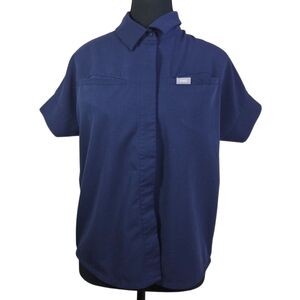 Figs Navy Blue Elmina Scrub Top Size XS